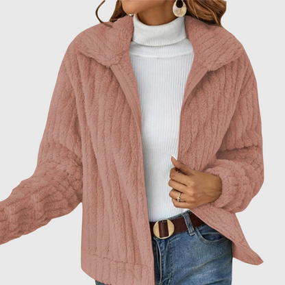 Jeanette | Veste Oversize Décontractée à Col Chemise pour Femme