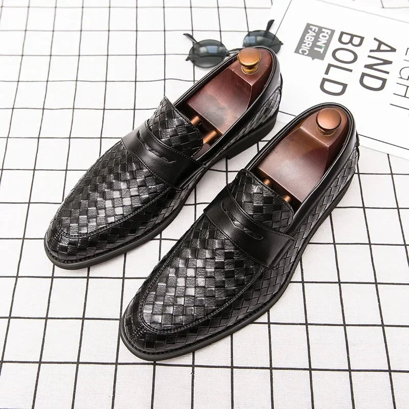 Mocassins tressés élégants — 9