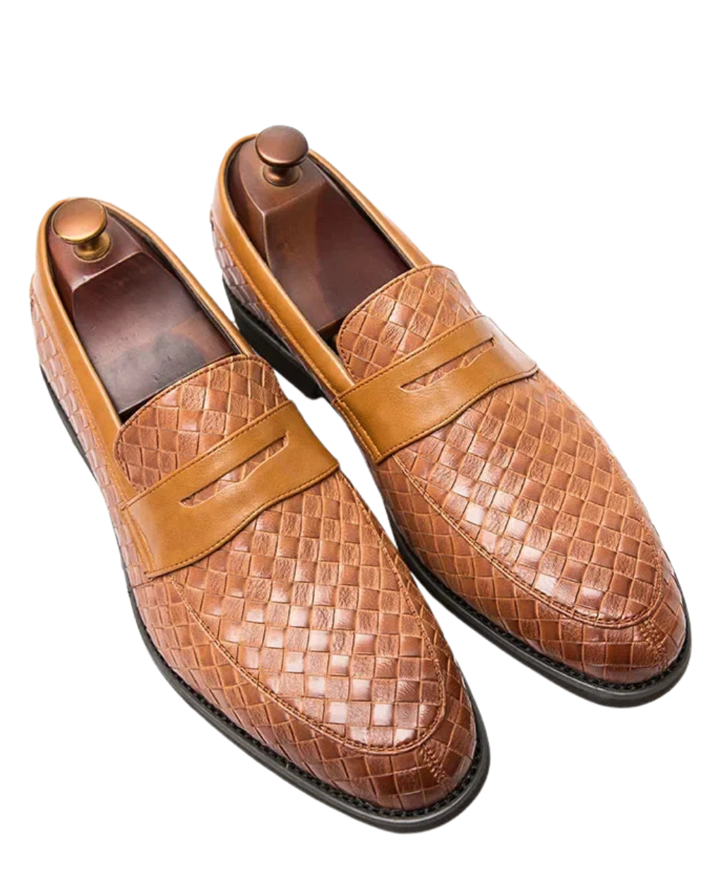 Mocassins tressés élégants — 1