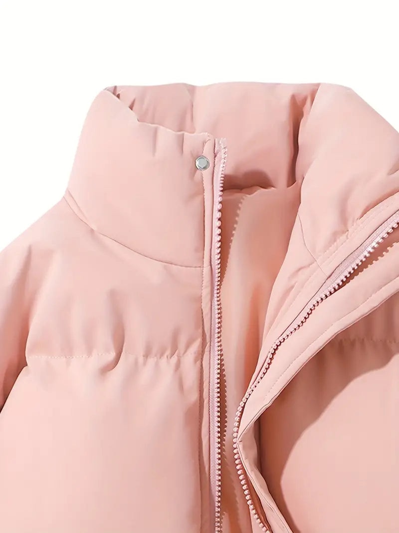 Paloma | Abrigo acolchado para mujer con capucha y cremallera — 2