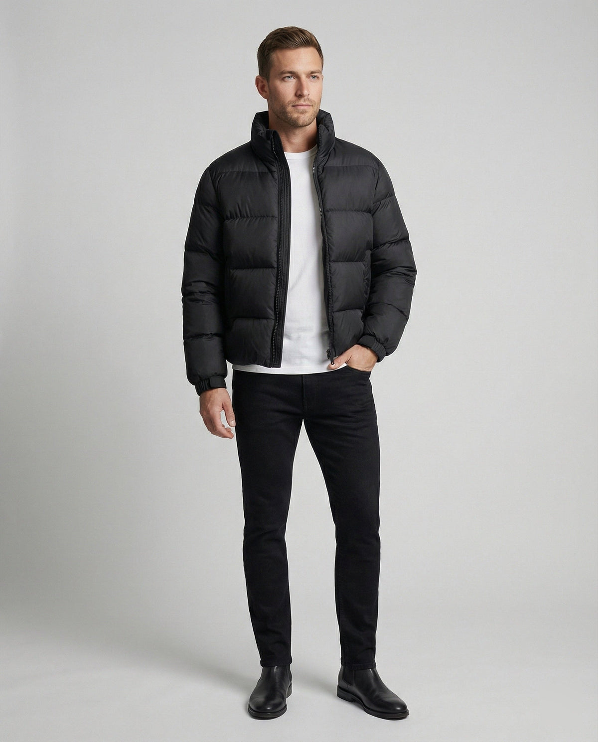 Leo | Veste matelassée pour homme en duvet de canard chaud — 2