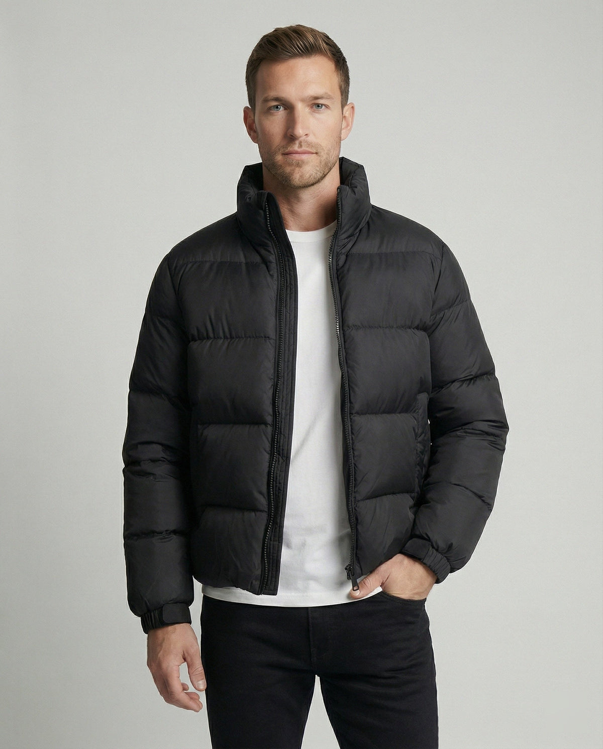 Leo | Veste matelassée pour homme en duvet de canard chaud — 1