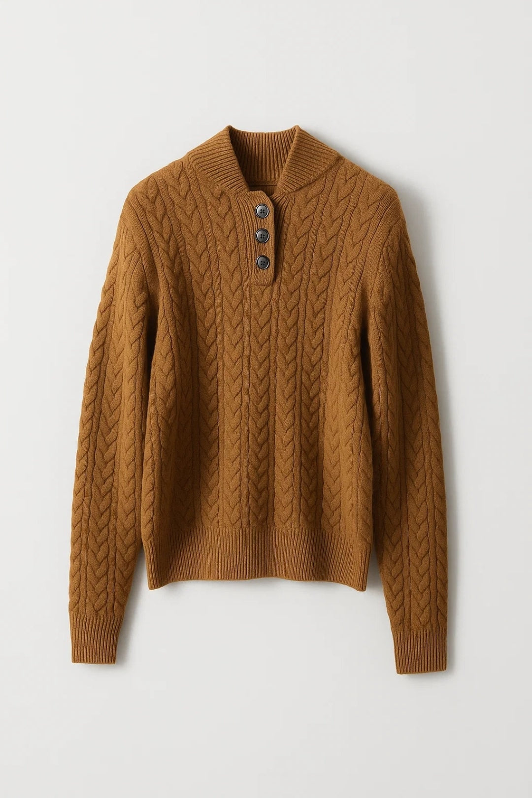 Ysella | Pull Torsadé d'Hiver à Col Châle pour Femme