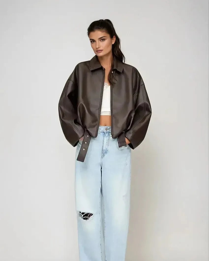Louise | giacca in pelle vegana — 2