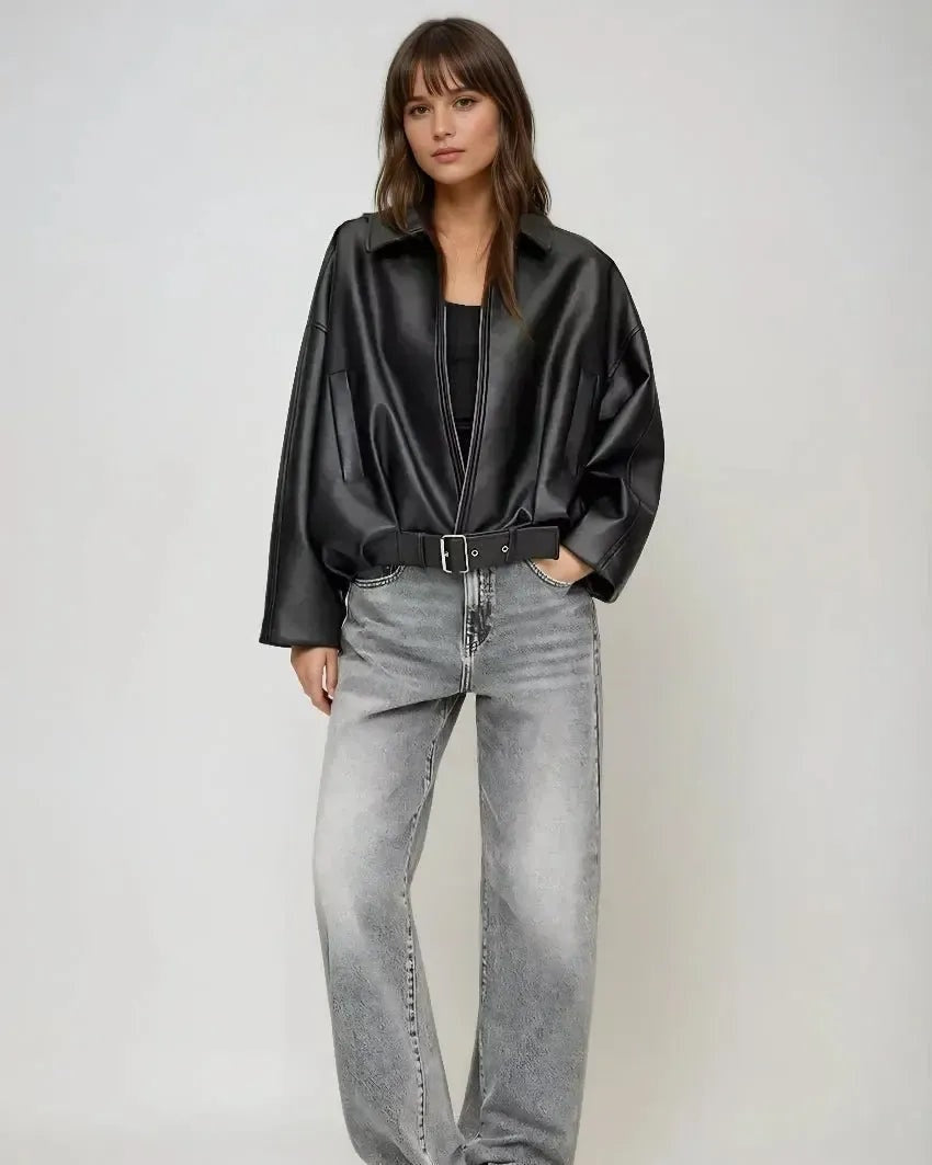 Louise | giacca in pelle vegana — 4