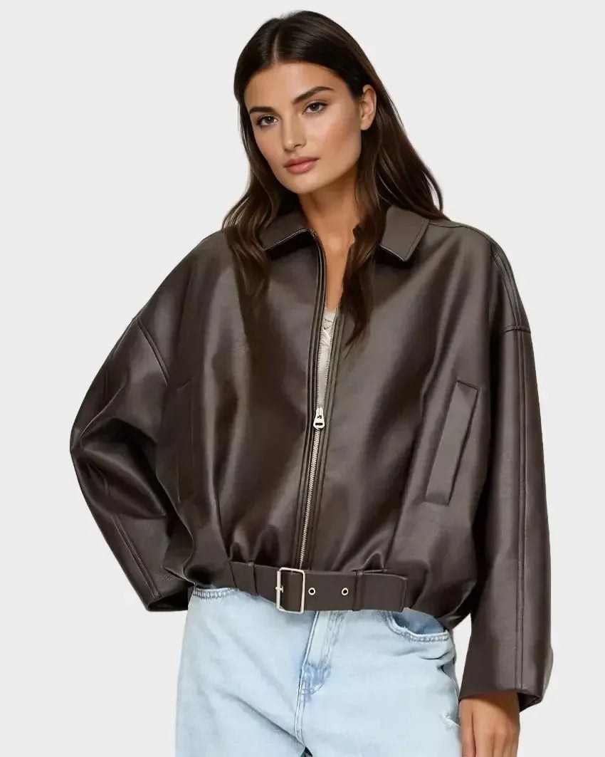 Louise | giacca in pelle vegana — 1