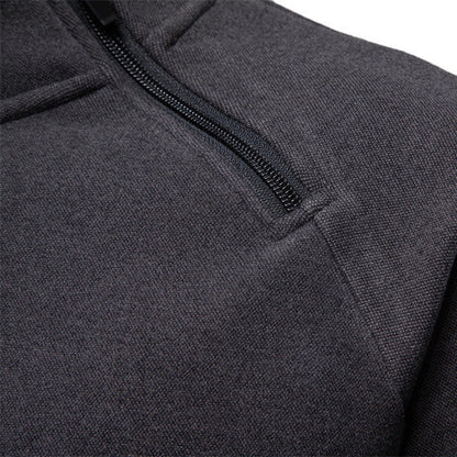 Pull pour hommes avec col montant et fermeture éclair pratique — 3