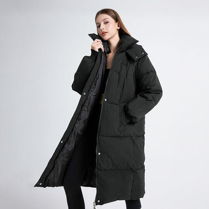 GIGATY™ - Classic Hooded Long Puffer Coat — 1