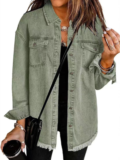 Eleanor - Casual Layering Denim Jacket — 5