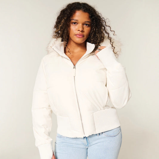 Adèle – Manteau matelassé d’hiver femme avec capuche amovible — 1