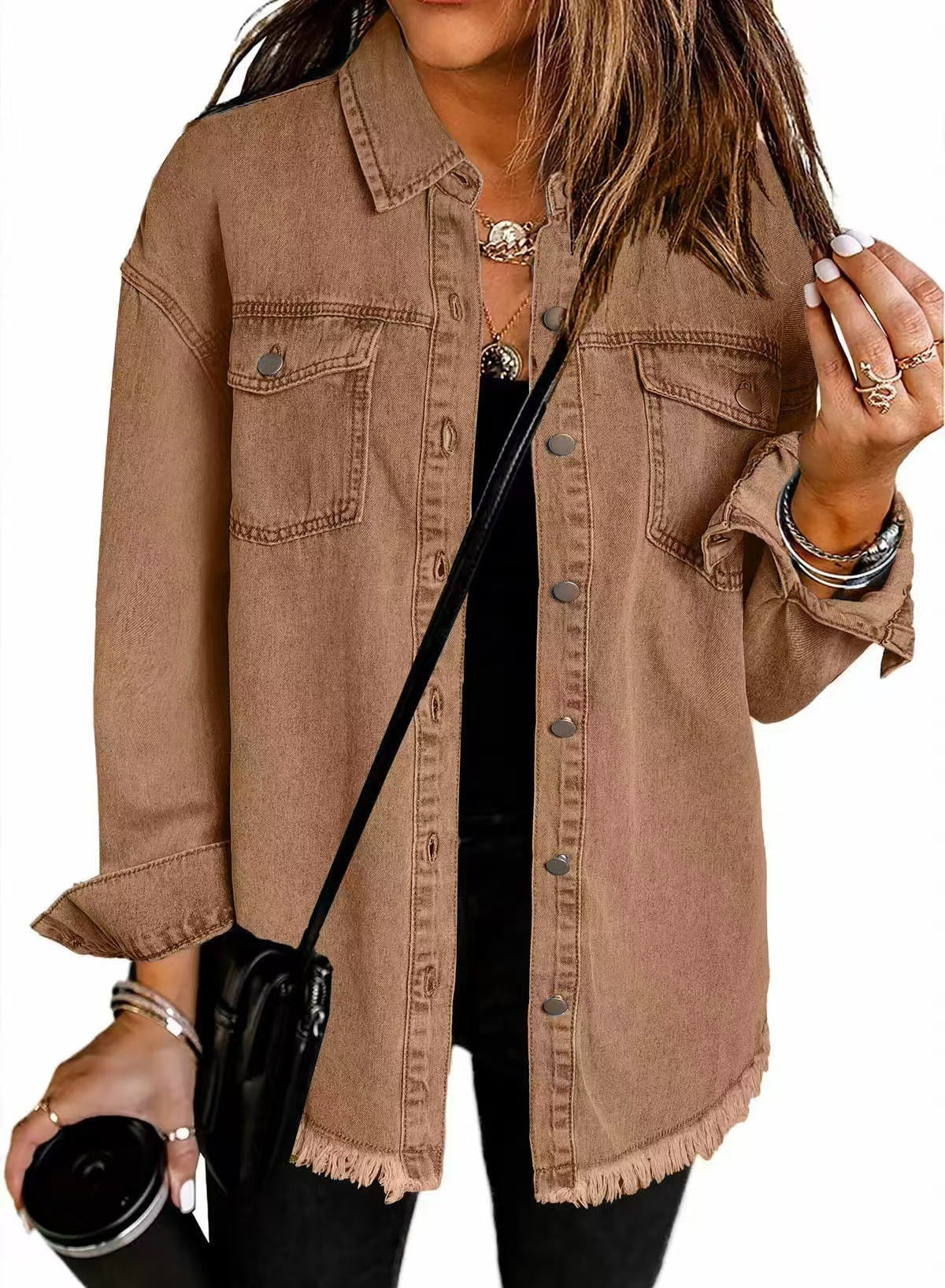 Eleanor - Casual Layering Denim Jacket — 7