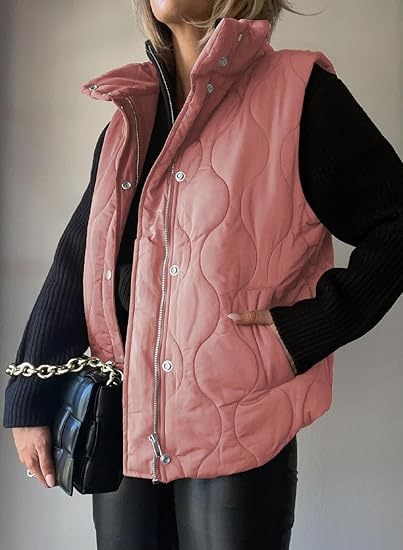 DARCY™ - Chic Lightweight Button-Up Puffer Vest — 11