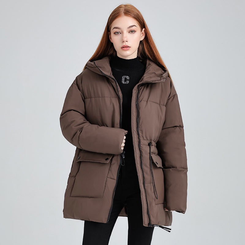 GWYNETH™ - Comfy Zip-Up Hooded Puffer Jacket — 3