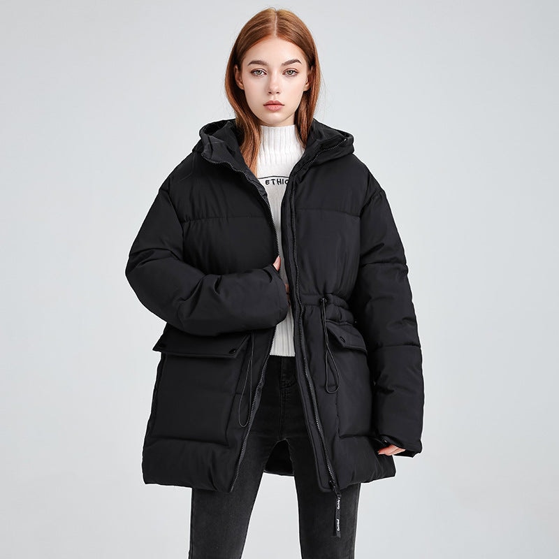 GWYNETH™ - Comfy Zip-Up Hooded Puffer Jacket — 1