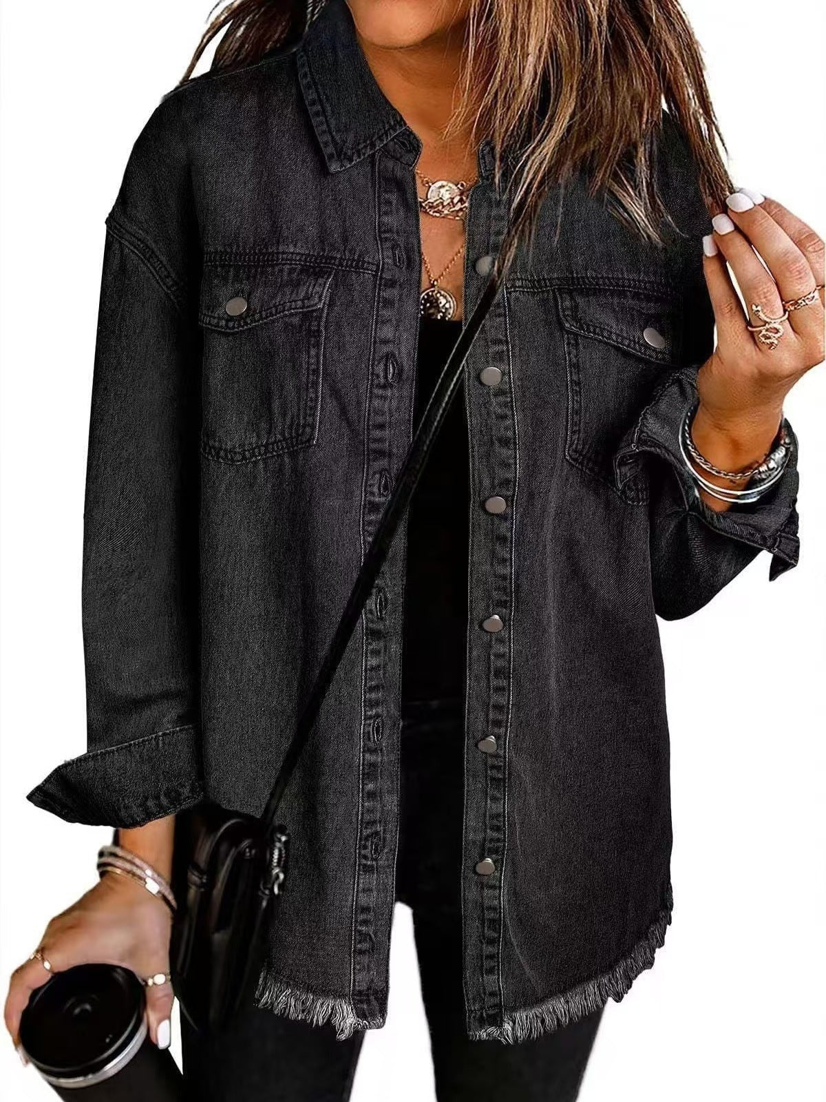 Eleanor - Casual Layering Denim Jacket — 2