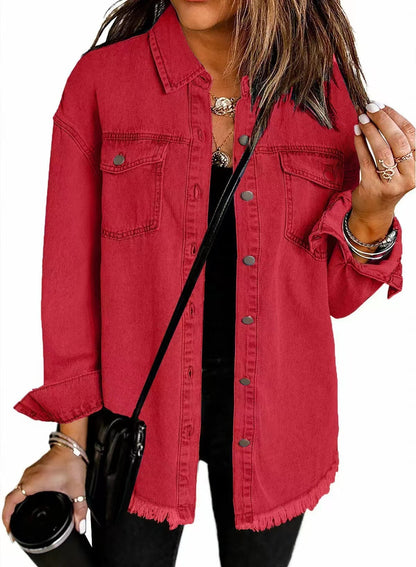 Eleanor - Casual Layering Denim Jacket — 8