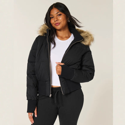 Adèle – Manteau matelassé d’hiver femme avec capuche amovible — 4