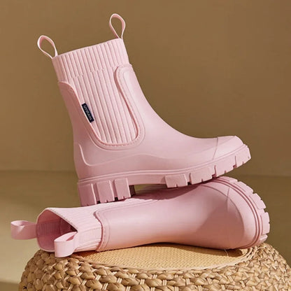 Émilie – Bottes de pluie femme avec tige élastique — 1