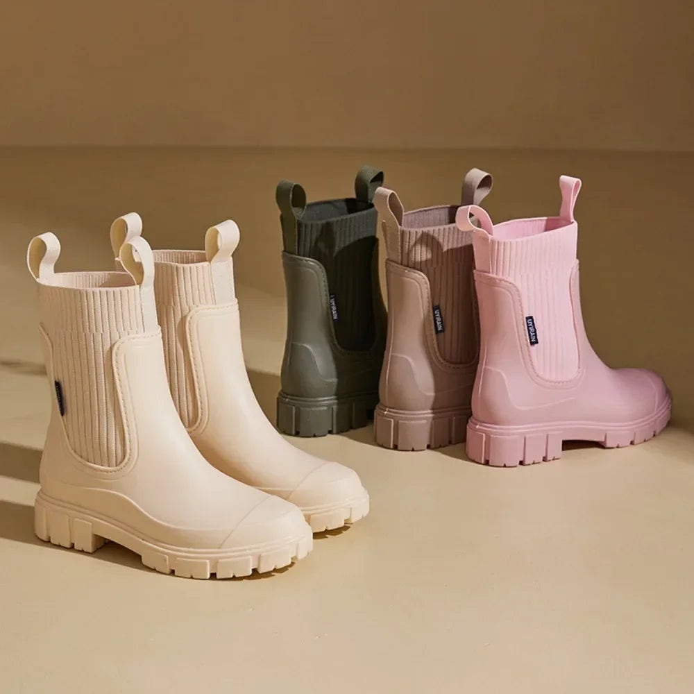 Émilie – Bottes de pluie femme avec tige élastique — 4