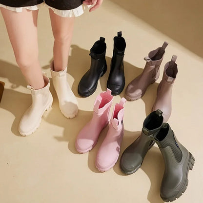 Émilie – Bottes de pluie femme avec tige élastique — 5