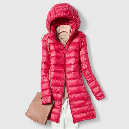 Léonie | Manteau Matelassé à Capuche et Col Montant pour Femme