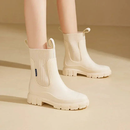 Émilie – Bottes de pluie femme avec tige élastique — 3