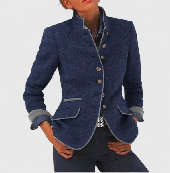 Margaret - Classic Wool Blend Blazer — 5