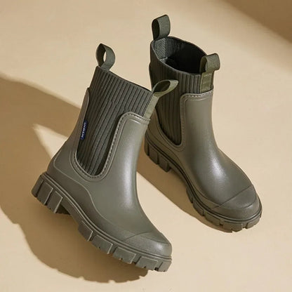 Émilie – Bottes de pluie femme avec tige élastique — 2