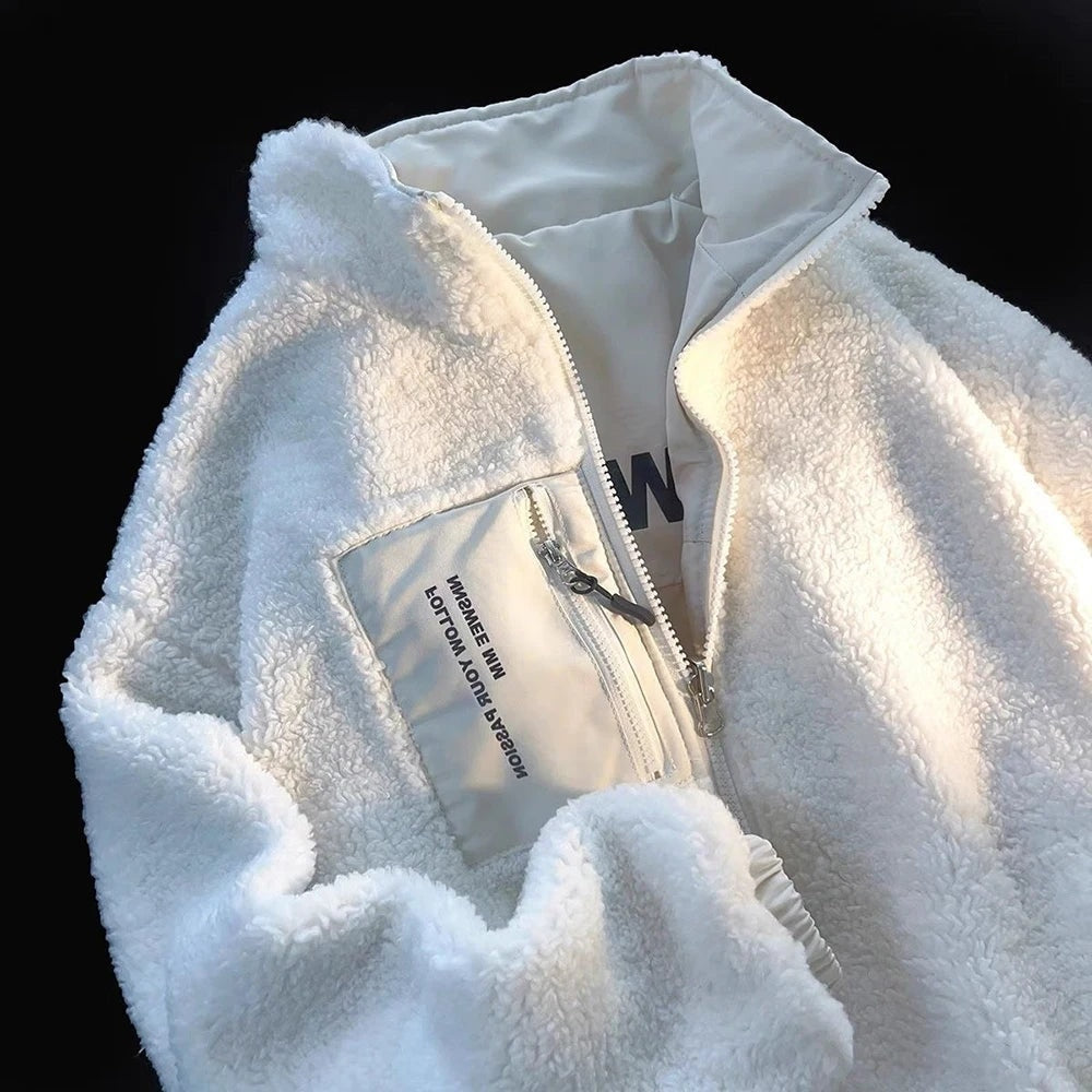 Camille | Veste Polaire Oversize Zippée à Col Montant pour Femme
