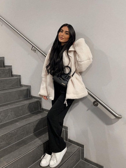 Daniela | Chaqueta polar oversize para mujer con tejido cálido — 6