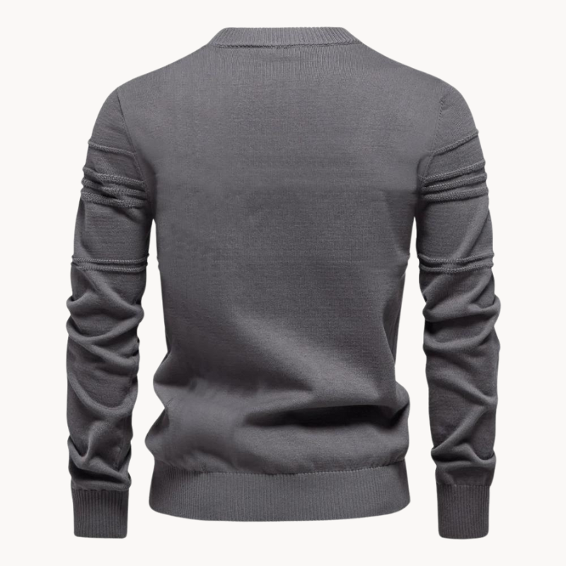 Beeckhoven™ | Pull en Coton pour Homme avec Design Rayé — 7
