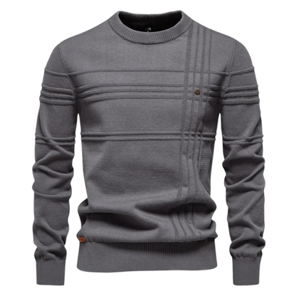 Beeckhoven™ | Pull en Coton pour Homme avec Design Rayé — 4