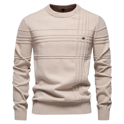 Beeckhoven™ | Pull en Coton pour Homme avec Design Rayé — 2