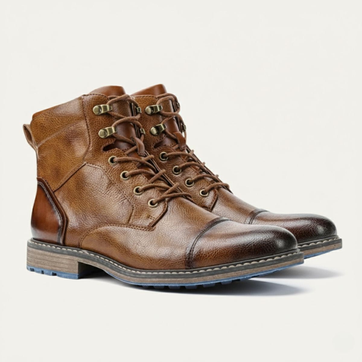 The Derbyshire Men's Rugged Adventure Outdoor Leather Boots — 1