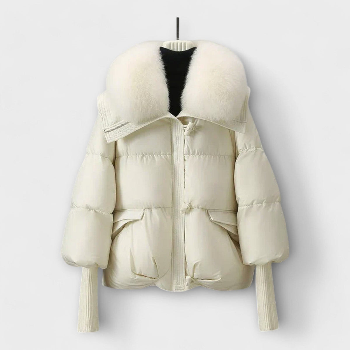 Lucyna – Elegant Jacket with Faux Fur — 3
