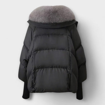 Lucyna – Elegant Jacket with Faux Fur — 2