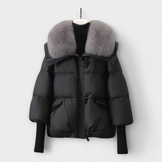 Lucyna – Elegant Jacket with Faux Fur — 1