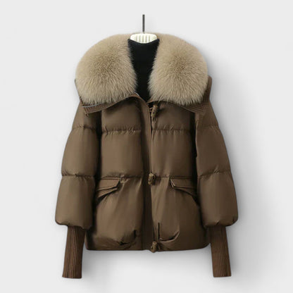 Lucyna – Elegant Jacket with Faux Fur — 4
