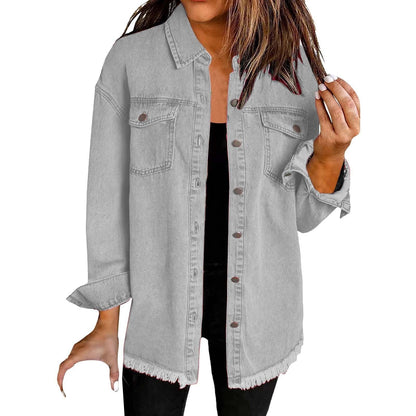 Eleanor - Casual Layering Denim Jacket — 14