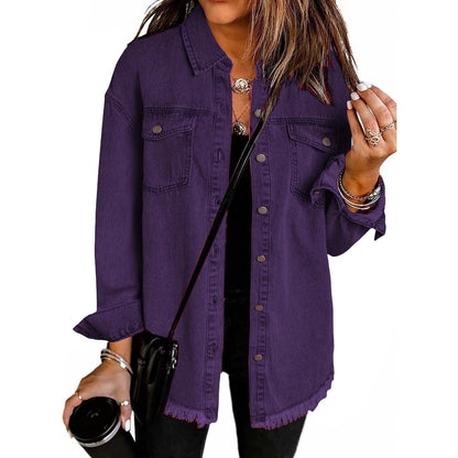 Eleanor - Casual Layering Denim Jacket — 12
