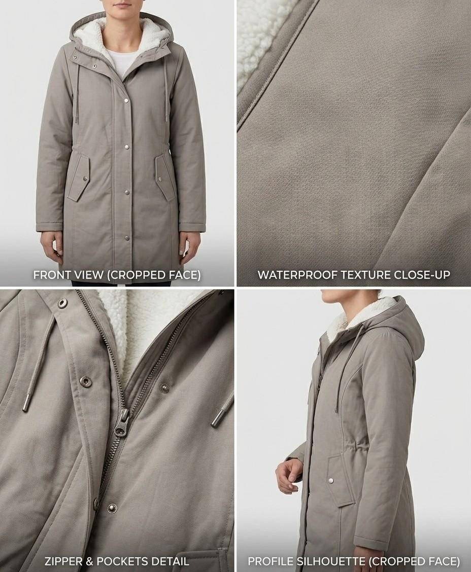 MOREAU LYON | PARKA D'HIVER DOUBLÉE EN POLAIRE POUR FEMMES — 19