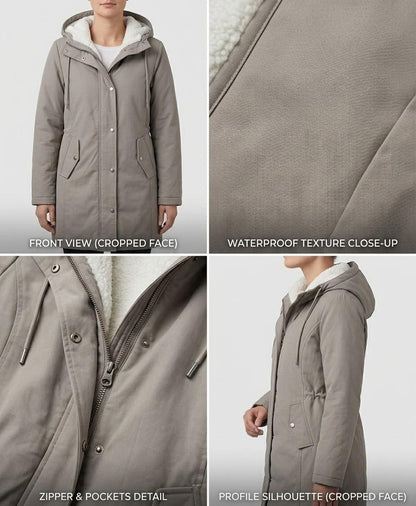 MOREAU LYON | PARKA D'HIVER DOUBLÉE EN POLAIRE POUR FEMMES — 19