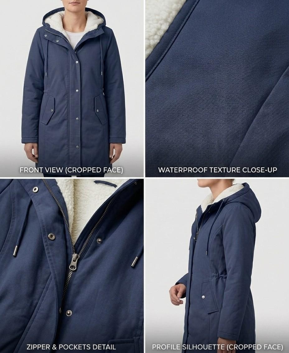 MOREAU LYON | PARKA D'HIVER DOUBLÉE EN POLAIRE POUR FEMMES — 9