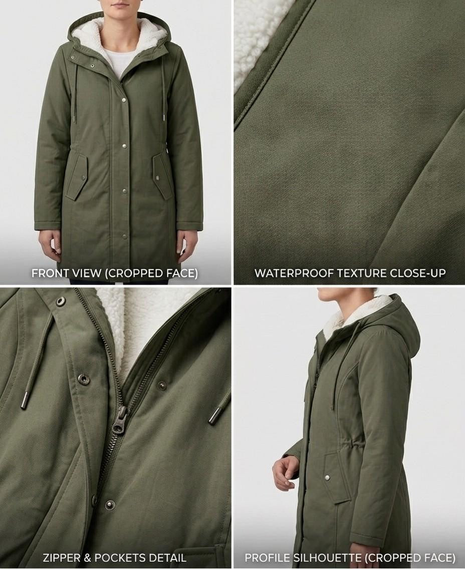 MOREAU LYON | PARKA D'HIVER DOUBLÉE EN POLAIRE POUR FEMMES — 17