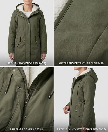 MOREAU LYON | PARKA D'HIVER DOUBLÉE EN POLAIRE POUR FEMMES — 17