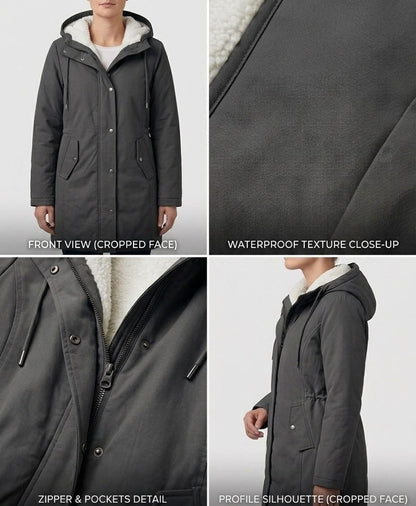 MOREAU LYON | PARKA D'HIVER DOUBLÉE EN POLAIRE POUR FEMMES — 13