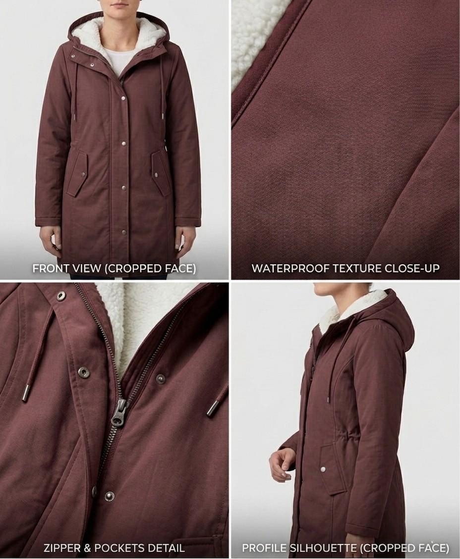 MOREAU LYON | PARKA D'HIVER DOUBLÉE EN POLAIRE POUR FEMMES — 15