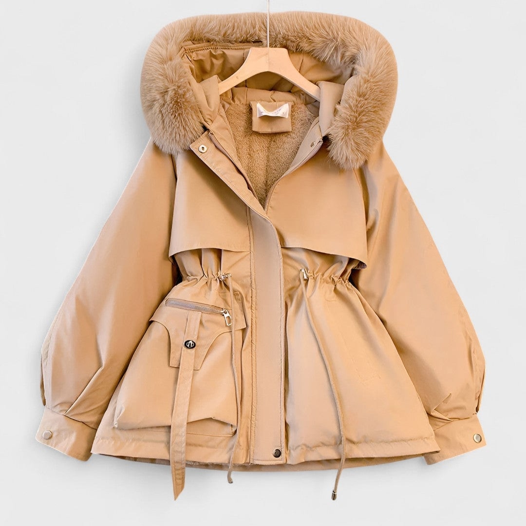 Milana | Parka à Capuche Fausse Fourrure d'Hiver pour Femme