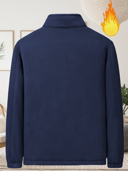 Nouvelle veste doublée en polaire, plusieurs couleurs disponibles, facile à assortir, manteau d'automne et d'hiver pour femmes, manteau décontracté de couleur unie doublé en polaire et épaissi — 7