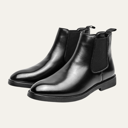 The Brookshire Lane Men’s Stylish Modern Pointed Chelsea Ankle Shoes — 1